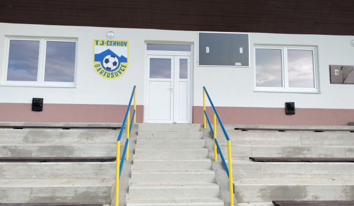 Oprava futbalových šatní
