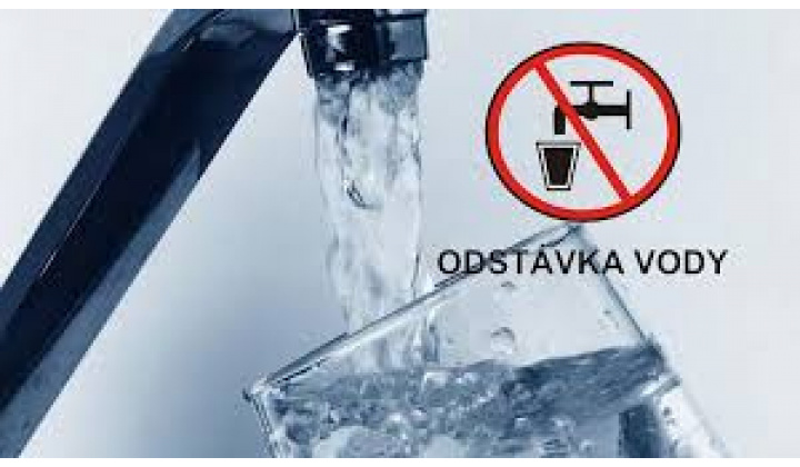 Odstávka vodovodného potrubia 