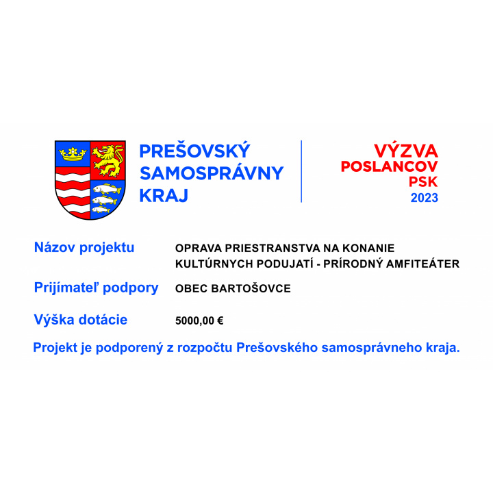 Oprava priestranstva na konanie kultúrnych podujatí - prírodný amfiteáter