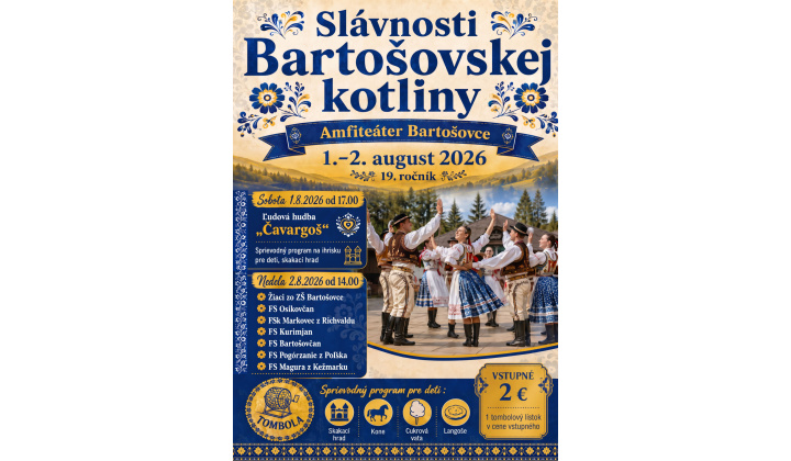 SLÁVNOSTI  BARTOŠOVSKEJ  KOTLINY